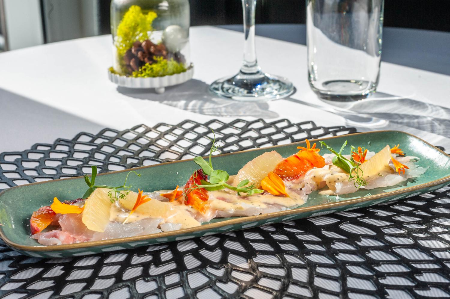 La Daurade Royale en carpaccio